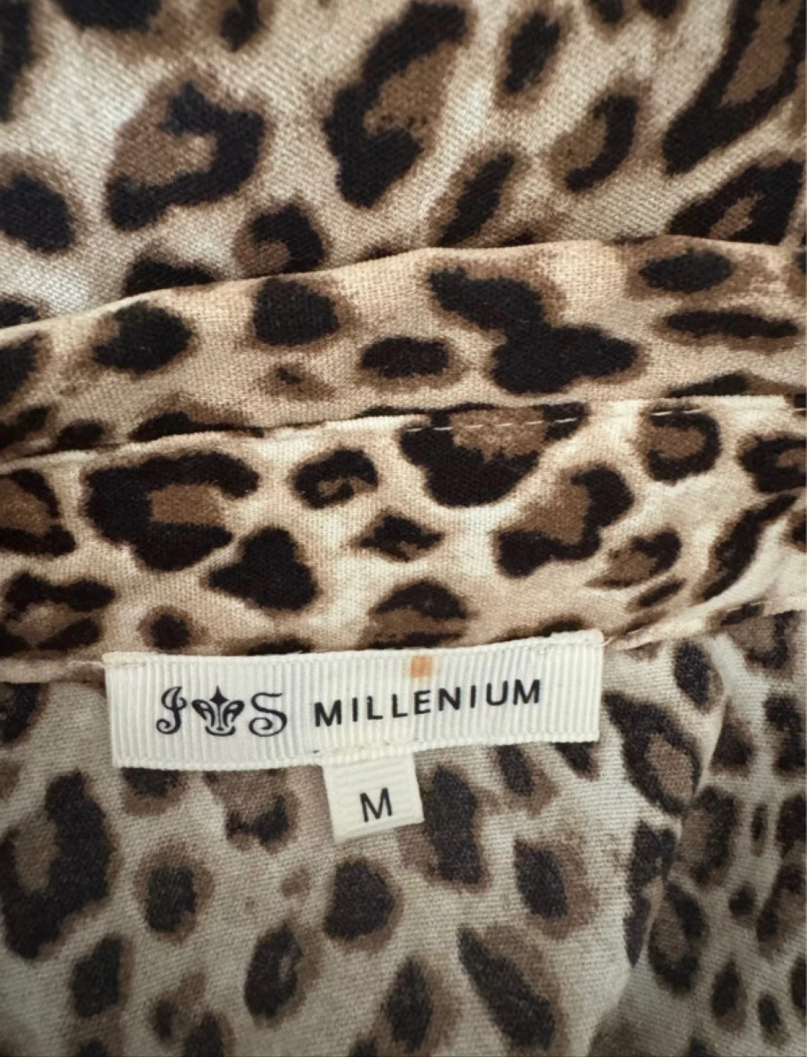 Millenium maxi dress leopard print with tie belt size M – photo 9